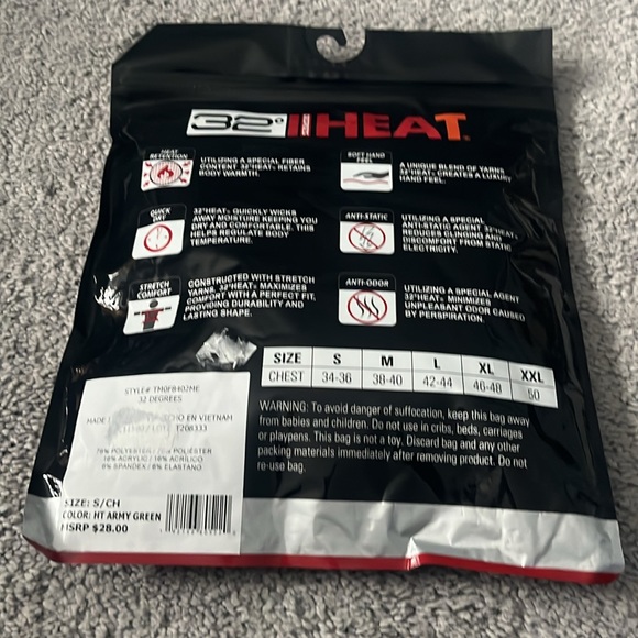 Mens 32 degrees long sleeve thermal tees - Picture 3 of 7